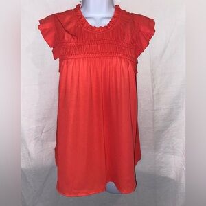 Women’s NWOT size Medium MONTEAU coral blouse